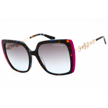 Guess By Marciano Women's Sunglasses - Blue/Other Acetate Full Rim Frame | GM00005 92W ,