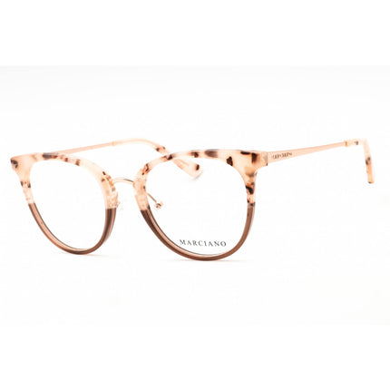 Guess By Marciano Women's Eyeglasses - Blonde Havana Acetate Round Frame | GM0351 053 ,