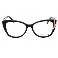 Guess By Marciano Women's Eyeglasses - Shiny Black Acetate Cat Eye Frame | GM0381 001 ,