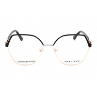 Guess By Marciano Women's Eyeglasses - Matte Black Metal Geometric Frame | GM0391 002 ,