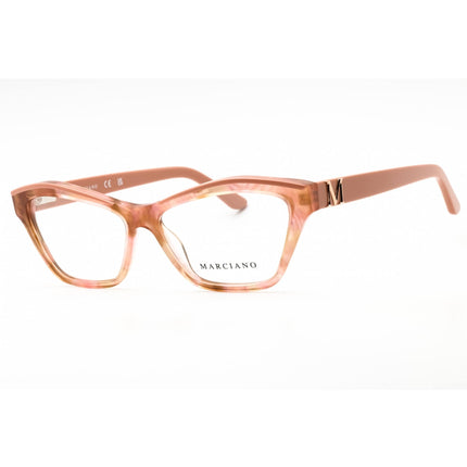Guess By Marciano Women's Eyeglasses - Pink/Other Acetate Cat Eye Frame | GM0396 074 ,