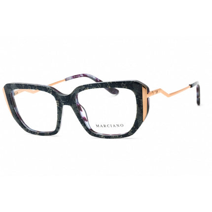 Guess By Marciano Women's Eyeglasses - Blue/Other Acetate Rectangular | GM0398 092 ,