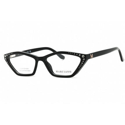 Guess By Marciano Women's Eyeglasses - Shiny Black Geometric Full Rim | GM50002 001 ,