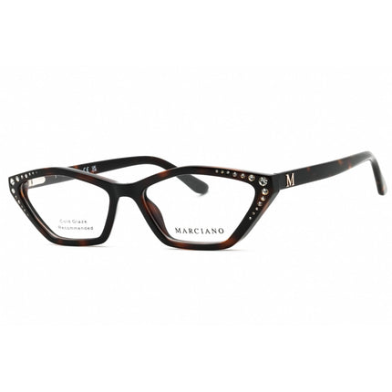 Guess By Marciano Women's Eyeglasses - Dark Havana Geometric Full Rim | GM50002 052 ,