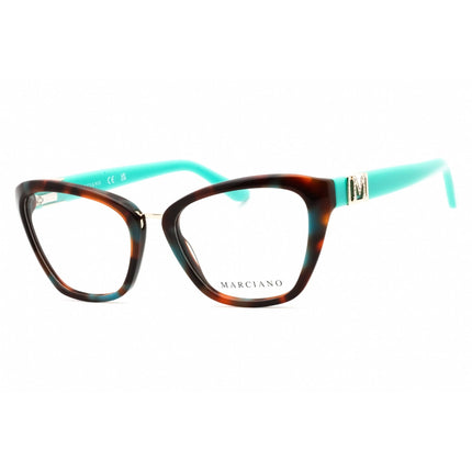 Guess By Marciano Women's Eyeglasses - Turquoise/Other Cat Eye Frame | GM50003 089 ,