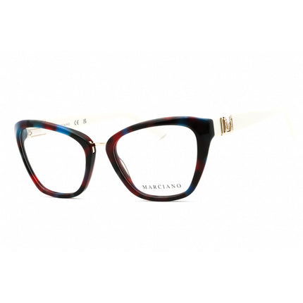 Guess By Marciano Women's Eyeglasses - Blue/Other Acetate Cat Eye Frame | GM50003 092 ,