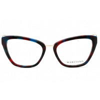 Guess By Marciano Women's Eyeglasses - Blue/Other Acetate Cat Eye Frame | GM50003 092 ,