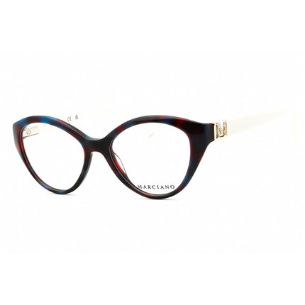 Guess By Marciano Women's Eyeglasses - Blue/Other Acetate Cat Eye Frame | GM50004 092 ,