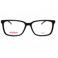 Hugo Men's Eyeglasses - Black Plastic Rectangular Full Rim Frame | HG 1010 0807 00 ,