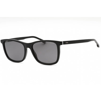 Hugo Boss Men's Sunglasses - Black Plastic Rectangular Frame | BOSS 1299/U/S 0807 M9 ,
