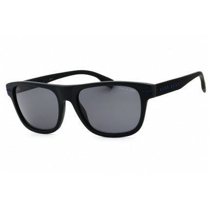 Hugo Boss Men's Sunglasses - Matte Black Blue Full Rim Frame | BOSS 1322/S 00VK M9 ,