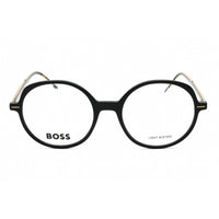 Hugo Boss Women's Eyeglasses - Black Crystal Plastic Round Frame | BOSS 1588 07C5 00 ,