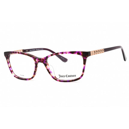 Juicy Couture Women's Eyeglasses - Violet Havana Plastic Cat Eye | JU 249 0YJM 00 ,