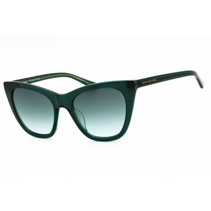 Juicy Couture Women's Sunglasses - Crystal Green Cat Eye Frame | JU 632/G/S 00OX IB ,