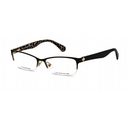 Kate Spade Women's Eyeglasses - Black Metal Rectangular Half Rim | Alexanne 02O5 00 ,