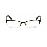 Kate Spade Women's Eyeglasses - Black Metal Rectangular Half Rim | Alexanne 02O5 00 ,