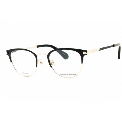 Kate Spade Women's Eyeglasses - Black Metal Oval Full Rim Frame | Danyelle/F 0807 00 ,