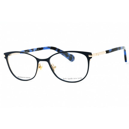 Kate Spade Women's Eyeglasses - Blue Metal Oval Shape Full Rim Frame | Jabria 0PJP 00 ,
