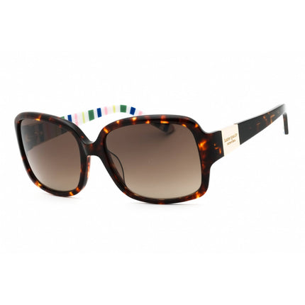 Kate Spade Women's Sunglasses - Havana Plastic Square Full Rim Frame | Lulu/S 0086 HA ,