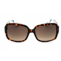 Kate Spade Women's Sunglasses - Havana Plastic Square Full Rim Frame | Lulu/S 0086 HA ,