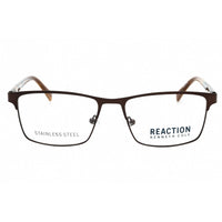 Kenneth Cole Reaction Men's Eyeglasses - Matte Dark Brown Metal Frame | KC0823 049 ,