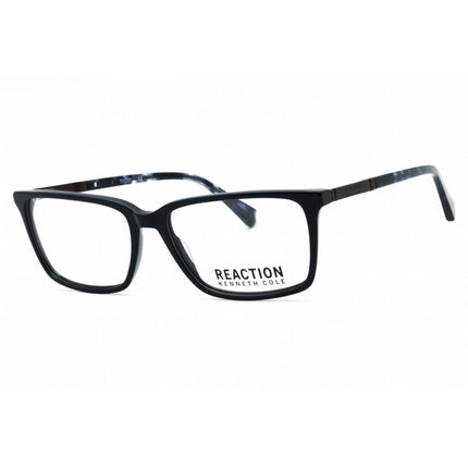 Kenneth Cole Reaction Men's Eyeglasses - Shiny Blue Rectangular Frame | KC0870 090 ,