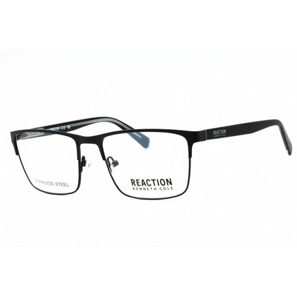 Kenneth Cole Reaction Men's Eyeglasses - Matte Black Metal Rectangular | KC0935 002 ,