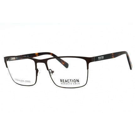Kenneth Cole Reaction Men's Eyeglasses - Matte Dark Brown Metal Frame | KC0935 049 ,