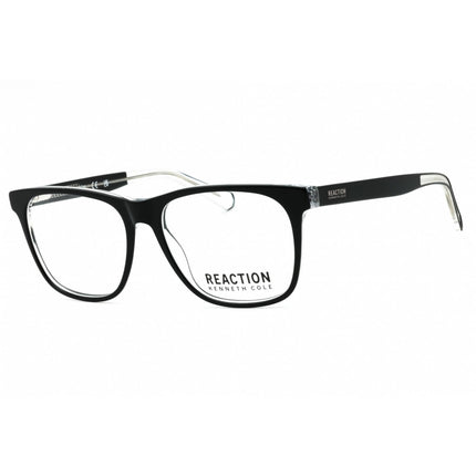 Kenneth Cole Reaction Unisex Eyeglasses - Black/Crystal Square Full Rim | KC0952 003 ,