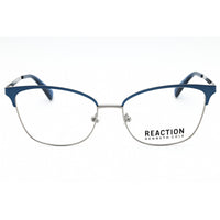 Kenneth Cole Reaction Women's Eyeglasses - Shiny Blue Metal Cat Eye Frame | KC0974 090 ,