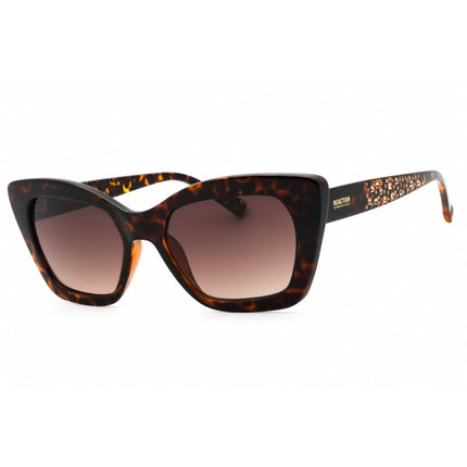 Kenneth Cole Reaction Women's Sunglasses - Dark Havana Cat Eye Frame | RN00015 52F ,