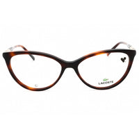 Lacoste Women's Eyeglasses - Havana Acetate Cat Eye Shape Full Rim Frame | L2952 214 ,