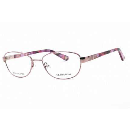 Liz Claiborne Women's Eyeglasses - Rose Metal Oval Full Rim Frame | L 613 0NEH 00 ,