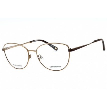 Liz Claiborne Women's Eyeglasses - Brown Metal Cat Eye Full Rim Frame | L 672 009Q 00 ,