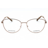 Liz Claiborne Women's Eyeglasses - Coral Metal Cat Eye Full Rim Frame | L 672 01N5 00 ,