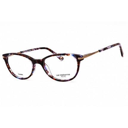 Liz Claiborne Women's Eyeglasses - Brown Violet Havana Full Rim Frame | LC 470 DEX 00 ,