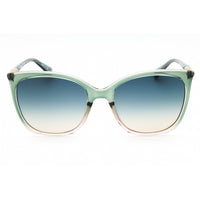 Longchamp Women's Sunglasses - Gradient Blue Peach Cat Eye Shape Frame | LO710S 425 ,