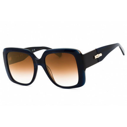 Longchamp Women's Sunglasses - Blue Stone/Brown Acetate Square Full Rim | LO713S 403 ,