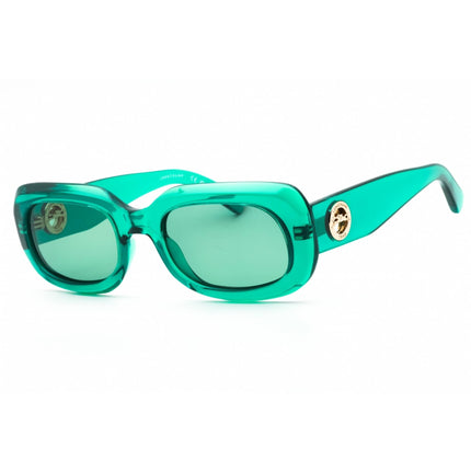 Longchamp Women's Sunglasses - Green Injected Propionate Oval Full Rim | LO716S 303 ,