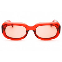 Longchamp Women's Sunglasses - Orange Injected Propionate Oval Full Rim | LO716S 842 ,