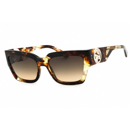 Longchamp Women's Sunglasses - Green Havana Acetate Rectangular Full Rim | LO735S 205 ,