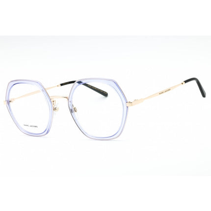 Marc Jacobs Women's Eyeglasses - Lilac/Gold Metal Geometric Frame | MARC 700 0BIA 00 ,