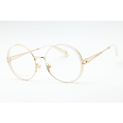 Marc Jacobs Women's Eyeglasses - White/Gold Metal Round Full Rim | MJ 1093 024S 00 ,