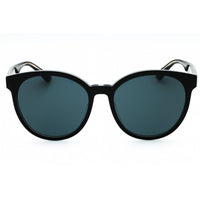 Moschino Women's Sunglasses - Black Crystal Plastic Round Frame | MOS151/F/S 07C5 IR ,