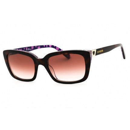 Moschino Love Women's Sunglasses - Havana Plastic Cat Eye Full Rim | MOL042/S 0086 HA ,