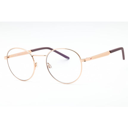 Nike Men's Eyeglasses - Rose Gold Metal Round | NIKE TRAVELER DRIFT BL IB3678X 666 ,