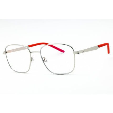 Nike Unisex Eyeglasses - Satin Silver/Picante | NIKE TRAVELER FLOW BL IB3677X 054 ,