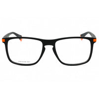 Polaroid Core Men's Eyeglasses - Black Orange Plastic Square Full Rim Frame | D447 8LZ ,