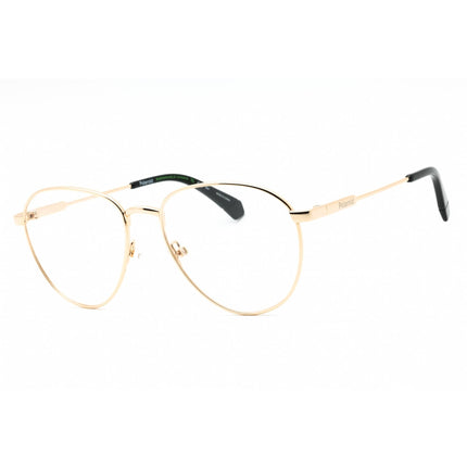 Polaroid Core Men's Eyeglasses - Gold Metal Aviator Shape Full Rim Frame | D486 J5G ,