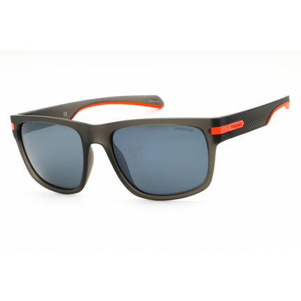 Polaroid Core Men's Sunglasses - Matte Gray Plastic Full Rim | Pld 2066/S 0RIW 00 ,